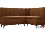 Угловой диван Mebelico Кантри 60332 (коричневый)