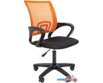 Кресло CHAIRMAN 696 LT (черный/оранжевый)
