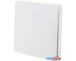Выключатель Aqara Wall Light Switch ZigBee (двухклавишный, разрыв фазовой линии)