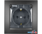 Розетка Simon 15 1590450-038 (графит)