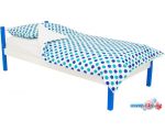 Кровать Бельмарко Skogen Classic 160x70 (синий/белый)