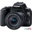 Зеркальный фотоаппарат Canon EOS 250D Kit 18-55 IS STM (черный) в Витебске фото 1