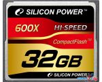 Карта памяти Silicon-Power 600X Professional CompactFlash 32 Гб (SP032GBCFC600V10)