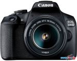 Зеркальный фотоаппарат Canon EOS 2000D Kit 18-55mm III цена