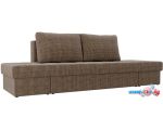Модульный диван Лига диванов Сплит 101971 (коричневый)