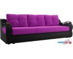 Диван Лига диванов Меркурий 100480 (фиолетовый/черный)