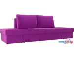 Модульный диван Лига диванов Сплит 101961 (фиолетовый)