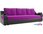 Диван Лига диванов Меркурий 100481 (фиолетовый/черный)