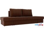 Модульный диван Лига диванов Сплит 101964 (коричневый)