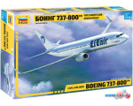 Сборная модель Звезда Пассажирский авиалайнер Боинг 737-800