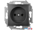 Розетка Simon 15 1591431-038 (графит)