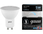 Светодиодная лампа Gauss LED MR16 GU10 5 Вт 4100 К 101506205-D