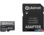 Карта памяти Platinet Pro 3 microSDXC PMMSDX512UIII 512GB + адаптер цена
