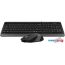 Клавиатура + мышь A4Tech Fstyler F1010 (черный/серый) в Витебске фото 1
