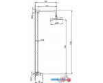 Душевая система FRAP F2426