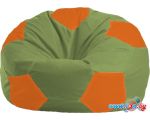 Кресло-мешок Flagman Мяч Стандарт М1.1-227 (оливковый/оранжевый)