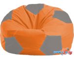 Кресло-мешок Flagman Мяч Стандарт М1.1-214 (оранжевый/серый)