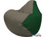 Кресло-мешок Flagman Груша Макси Г2.3-1701 (серый/зеленый)