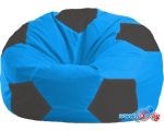 Кресло-мешок Flagman Мяч Стандарт М1.1-267 (голубой/черный)