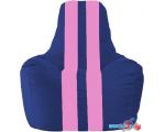 Кресло-мешок Flagman Спортинг С1.1-120 (синий/розовый)