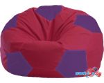 Кресло-мешок Flagman Мяч Стандарт М1.1-453 (бордовый/фиолетовый)