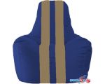 Кресло-мешок Flagman Спортинг С1.1-114 (синий/бежевый)
