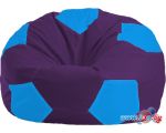 Кресло-мешок Flagman Мяч Стандарт М1.1-74 (фиолетовый/голубой)