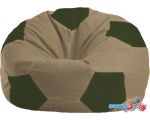 Кресло-мешок Flagman Мяч Стандарт М1.1-82 (бежевый/темно-оливковый)