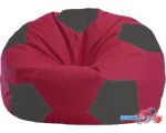 Кресло-мешок Flagman Мяч Стандарт М1.1-300 (бордовый/темно-серый)