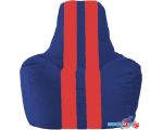 Кресло-мешок Flagman Спортинг С1.1-122 (синий/красный)