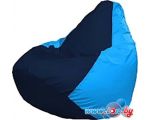 Кресло-мешок Flagman Груша Мега Super Г5.1-48 (тёмно-синий/голубой)