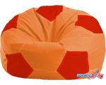Кресло-мешок Flagman Мяч Стандарт М1.1-217 (оранжевый/красный)