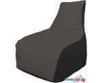 Кресло-мешок Flagman Бумеранг Б1.3-35 (серый/черный)