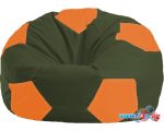 Кресло-мешок Flagman Мяч Стандарт М1.1-56 (темно-оливковый/оранжевый)