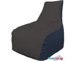 Кресло-мешок Flagman Бумеранг Б1.3-24 (серый/синий)