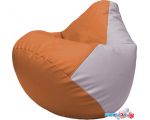Кресло-мешок Flagman Груша Макси Г2.3-2025 (оранжевый/сиреневый)