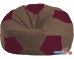Кресло-мешок Flagman Мяч Стандарт М1.1-318 (коричневый/бордовый)