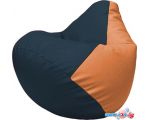 Кресло-мешок Flagman Груша Макси Г2.3-1520 (синий/оранжевый)