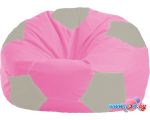 Кресло-мешок Flagman Мяч Стандарт М1.1-205 (розовый/белый)