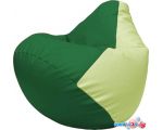 Кресло-мешок Flagman Груша Макси Г2.3-0104 (зелёный/светло-салатовый)