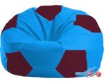 Кресло-мешок Flagman Мяч Стандарт М1.1-281 (голубой/бордовый)