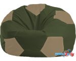 Кресло-мешок Flagman Мяч Стандарт М1.1-52 (темно-оливковый/бежевый)