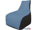 Кресло-мешок Flagman Бумеранг Б1.3-30 (голубой/черный)