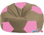 Кресло-мешок Flagman Мяч Стандарт М1.1-89 (бежевый/розовый)