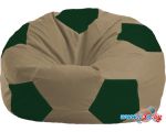 Кресло-мешок Flagman Мяч Стандарт М1.1-83 (бежевый/темно-зеленый)