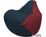 Кресло-мешок Flagman Груша Макси Г2.3-1521 (синий/бордовый)