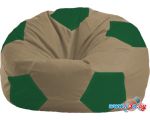 Кресло-мешок Flagman Мяч Стандарт М1.1-94 (бежевый/зеленый)