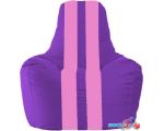 Кресло-мешок Flagman Спортинг С1.1-32 (фиолетовый/розовый)