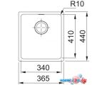 Кухонная мойка Franke Sirius SID 110-34 144.0603.819 (серый)