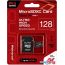 Карта памяти QUMO microSDXC QM128GMICSDXC10U3 128GB в Гомеле фото 1